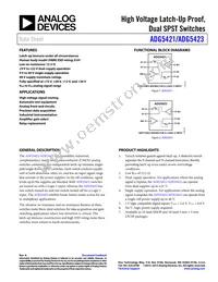 ADG5423BRMZ-RL7 Datasheet Cover