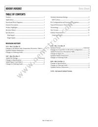 ADG601BRMZ-REEL Datasheet Page 2