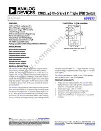 ADG633YRU-REEL7 Datasheet Cover
