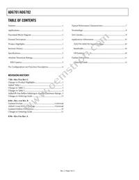 ADG701BRJ-500RL7 Datasheet Page 2