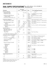 ADG731BCP_REEL7 Datasheet Page 4
