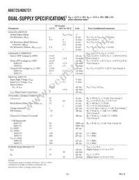 ADG731BCPZ-REEL Datasheet Page 4