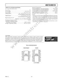 ADG734BRU-REEL Datasheet Page 5
