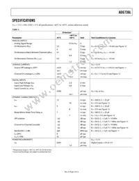ADG736LBRMZ-REEL Datasheet Page 3