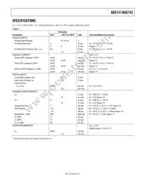 ADG742BKSZ-R2 Datasheet Page 3