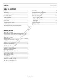 ADG749BKSZ-REEL Datasheet Page 2