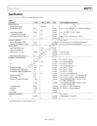 ADG772BCPZ-REEL Datasheet Page 3