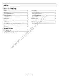 ADG790BCBZ-REEL Datasheet Page 2