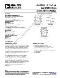 ADG823BRM-REEL Datasheet Cover