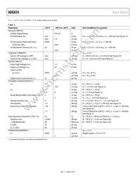 ADG824BCPZ-REEL7 Datasheet Page 4