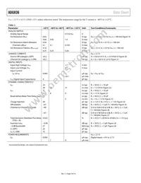 ADG836YCPZ-REEL Datasheet Page 4