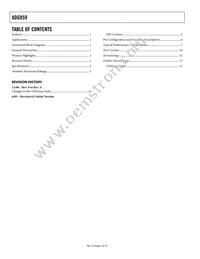 ADG859BRYZ-REEL7 Datasheet Page 2