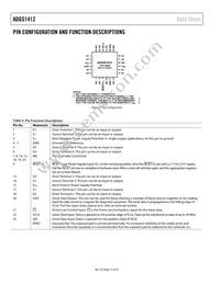 ADGS1412BCPZ Datasheet Page 12