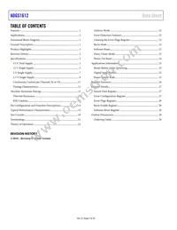 ADGS1612BCPZ-RL7 Datasheet Page 2