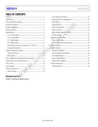 ADGS5414BCPZ-RL7 Datasheet Page 2