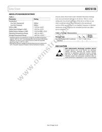 ADIS16136AMLZ Datasheet Page 5