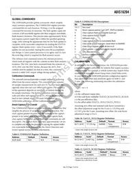 ADIS16204BCCZ Datasheet Page 15