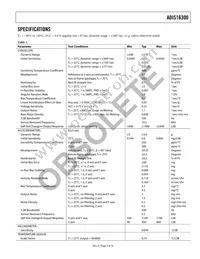 ADIS16300FLEXZ Datasheet Page 3