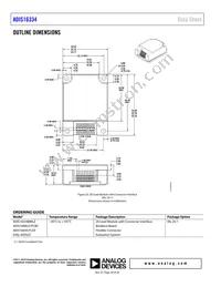 ADIS16334BMLZ Datasheet Page 20