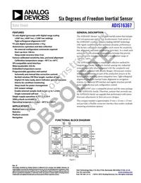 ADIS16367BMLZ Datasheet Cover