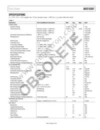 ADIS16367BMLZ Datasheet Page 3