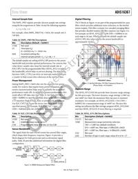 ADIS16367BMLZ Datasheet Page 13