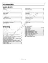 ADIS16400BMLZ Datasheet Page 2