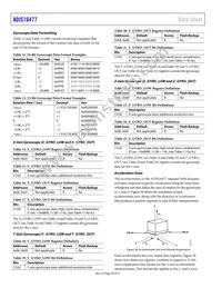 ADIS16477-1BMLZ Datasheet Page 20