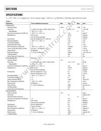 ADIS16488AMLZ Datasheet Page 4