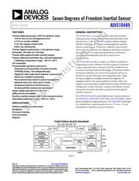 ADIS16489BMLZ-P Datasheet Cover