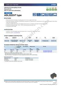 ADL3225VT-4R7M-TL000 Datasheet Cover