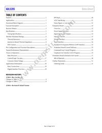 ADL5205ACPZ-R7 Datasheet Page 2