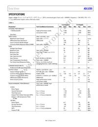 ADL5205ACPZ-R7 Datasheet Page 3