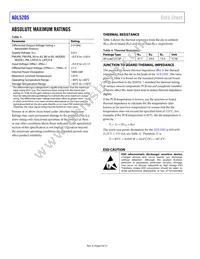 ADL5205ACPZ-R7 Datasheet Page 6