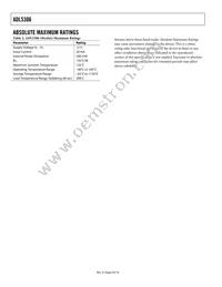 ADL5306ACPZ-R2 Datasheet Page 4