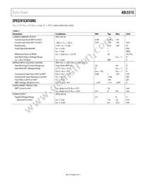 ADL5315ACPZ-R7 Datasheet Page 3