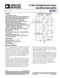 ADL5567ACPZN-R7 Datasheet Cover