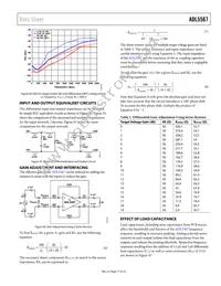 ADL5567ACPZN-R7 Datasheet Page 17