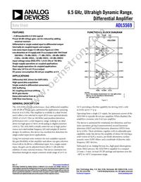 ADL5569BCPZ-R7 Datasheet Cover