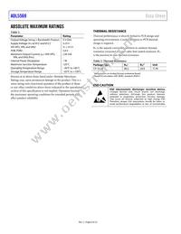 ADL5569BCPZ-R7 Datasheet Page 6