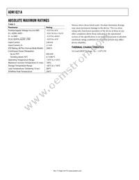 ADM1021AARQZ-R7 Datasheet Page 4