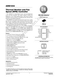 ADM1034ARQZ-R7 Datasheet Cover