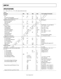 ADM1041ARQZ-RL7 Datasheet Page 6