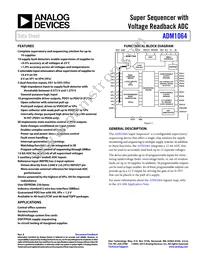 ADM1064ACPZ Datasheet Cover