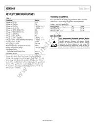 ADM1064ACPZ Datasheet Page 8