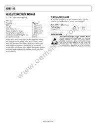 ADM1185ARMZ-1REEL7 Datasheet Page 4