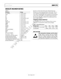 ADM1270ACPZ-R7 Datasheet Page 5