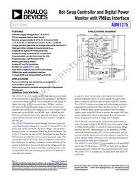 ADM1275-2ARQZ Datasheet Cover