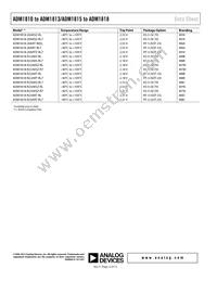 ADM1818-5AKSZ-RL7 Datasheet Page 12