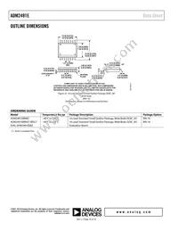 ADM2491EBRWZ Datasheet Page 16